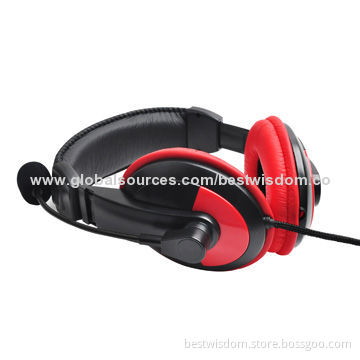 New fashion cute stereo headset with micro made in China